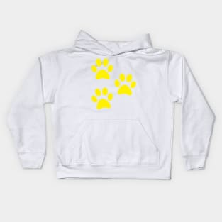 Yellow Paws Kids Hoodie